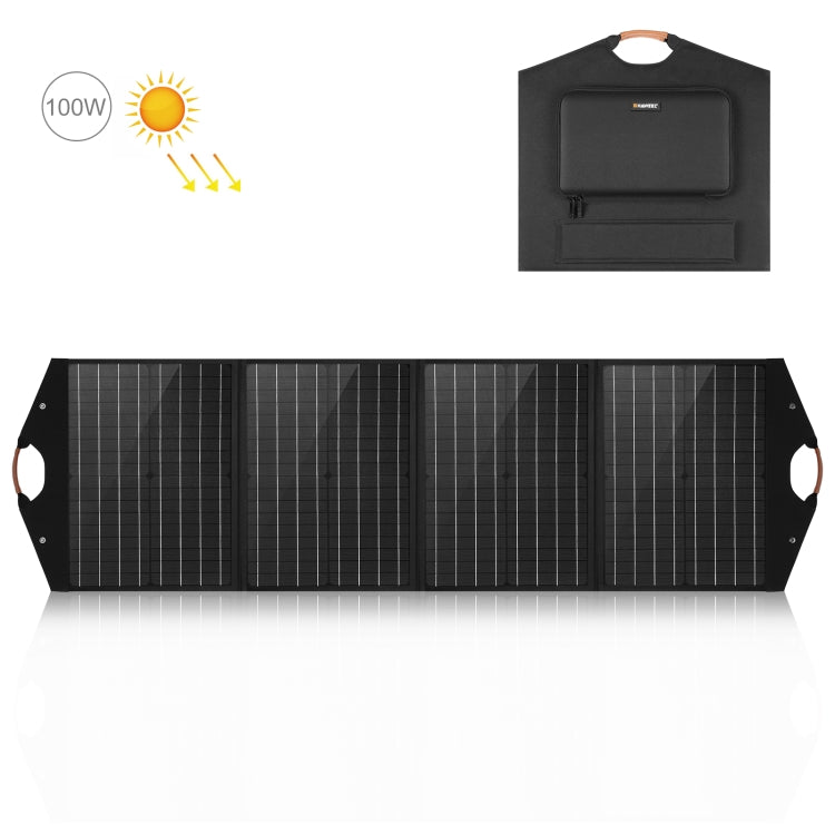 Bolsa plegable de viaje con cargador de panel solar plegable HAWEEL 100W, 100W