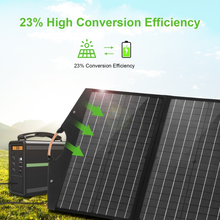 Bolsa plegable de viaje con cargador de panel solar plegable HAWEEL 100W, 100W