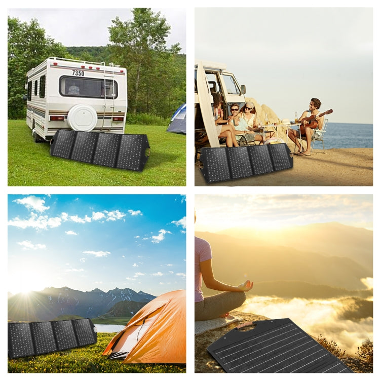 Bolsa plegable de viaje con cargador de panel solar plegable HAWEEL 100W, 100W