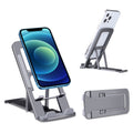 HAWEEL Soporte de escritorio de aleación de aluminio plegable de elevación ajustable para transmisión en vivo, Aluminum Alloy