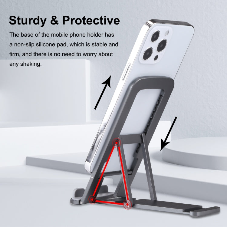 HAWEEL Soporte de escritorio de aleación de aluminio plegable de elevación ajustable para transmisión en vivo, Aluminum Alloy