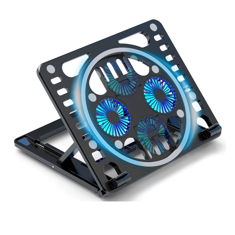 Soporte de escritorio enfriador para computadora portátil HAWEEL Gaming RGB