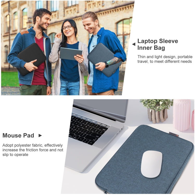 HAWEEL Funda para portátil de 15 pulgadas Maletín con cremallera para portátil de 14 a 15 pulgadas, For 14-15 inch Laptop