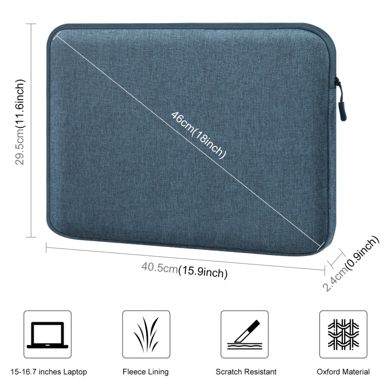 HAWEEL Funda para portátil de 16 pulgadas Maletín con cremallera para portátil de 15 a 16,7 pulgadas, For 15-16.7 inch Laptop