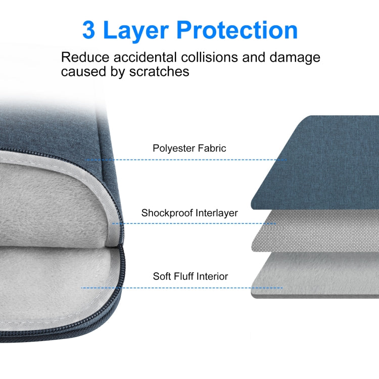 HAWEEL Funda para portátil de 16 pulgadas Maletín con cremallera para portátil de 15 a 16,7 pulgadas, For 15-16.7 inch Laptop