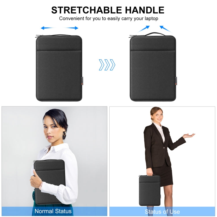 HAWEEL Funda para portátil Maletín con cremallera y asa para portátil de 14 a 15 pulgadas, For 14-15 inch Laptop (with Handle)