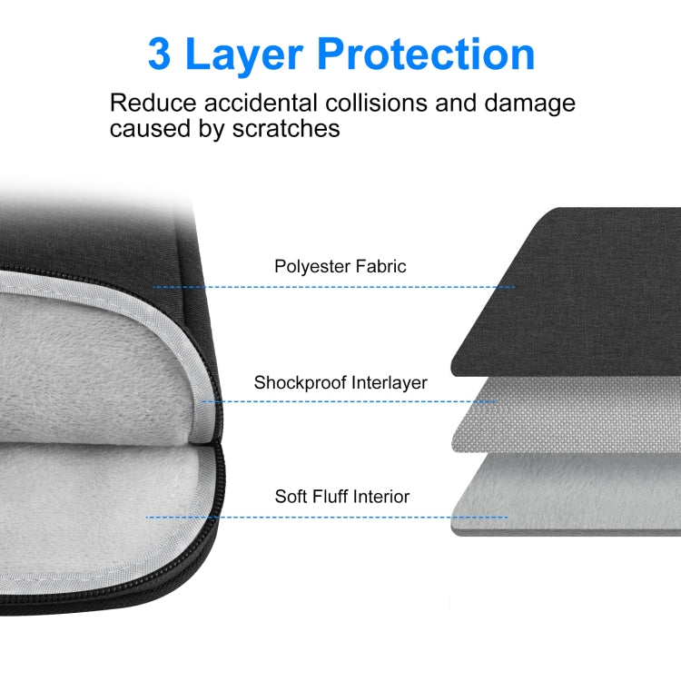 HAWEEL - Funda para portátil con cremallera y asa para portátil de 15 a 16,7 pulgadas, For 15-16.7 inch Laptop (with Handle)