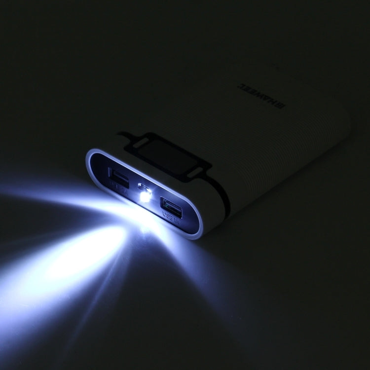 HAWEEL DIY 4 x 18650 batería (no incluida) 10000 mAh Power Bank Shell Box con 2 x salida USB y pantalla para iPhone, Galaxy, Sony, HTC, Google, Huawei, Xiaomi, Lenovo y otros teléfonos inteligentes, DIY 4 x 18650 10000mAh  Battery (US)                 ...