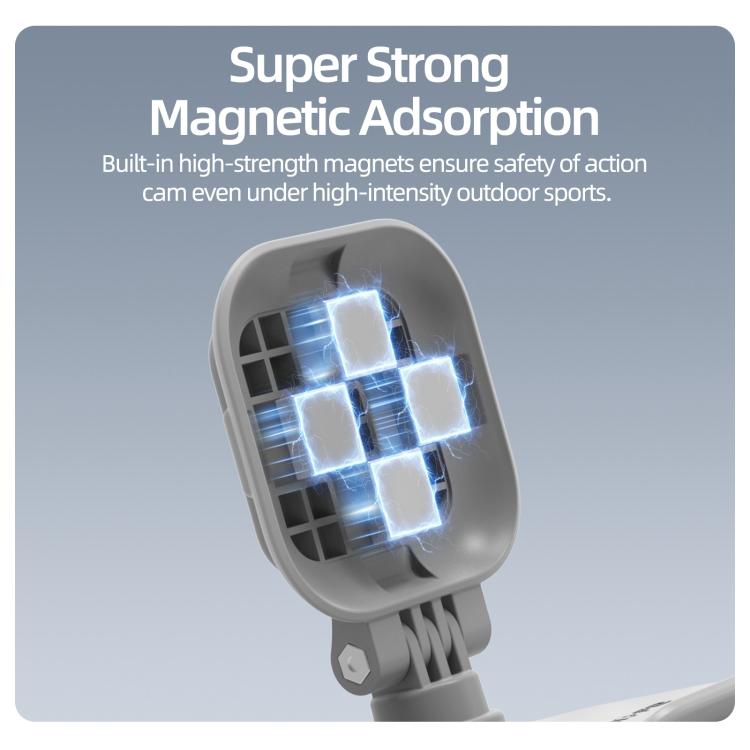 Soporte magnético para visera de coche Sunnylife para cámara de acción Insta360 GO Ultra, giratorio 360° e inclinable 180°.