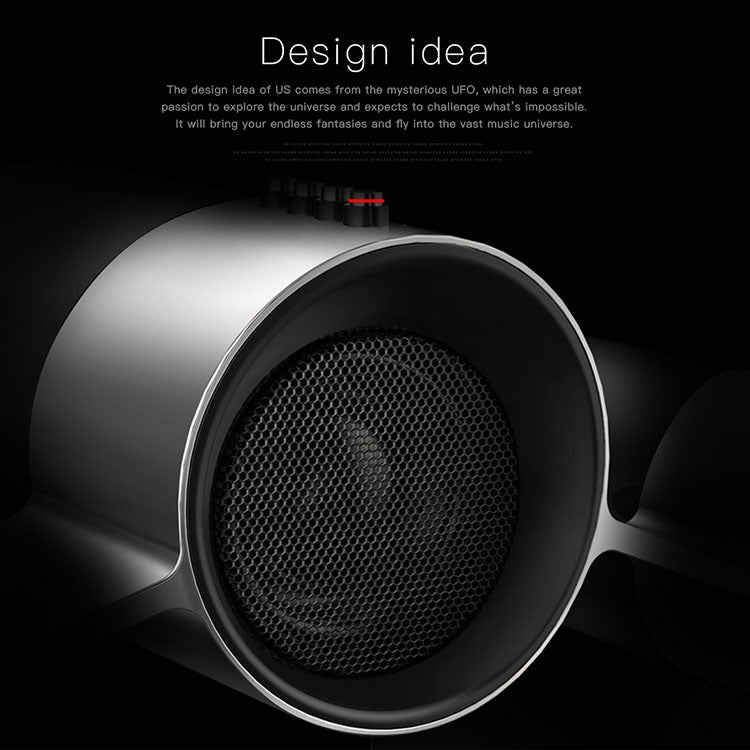 Bluedio US Sistema de altavoces satélite Bluetooth inalámbrico con micrófono, US