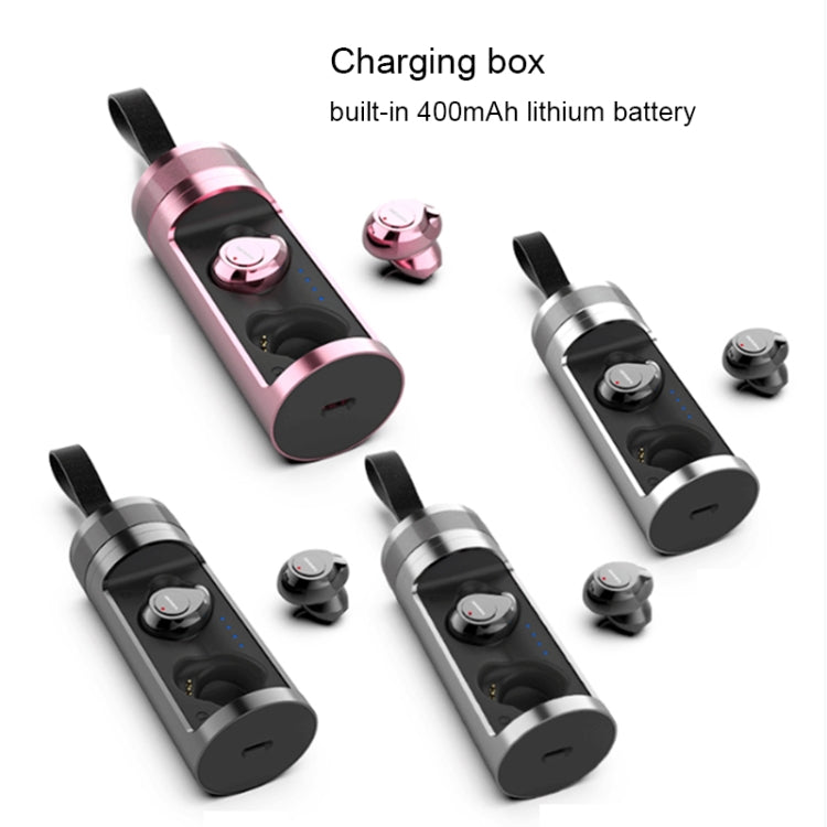 Auriculares estéreo inalámbricos SARDiNE F8 TWS Bluetooth V5.0 con caja de carga