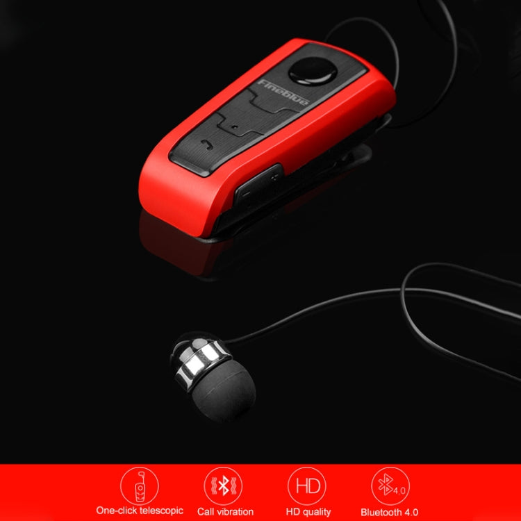 Auriculares Bluetooth antirrobo con recordatorio de vibración y Cable retráctil Fineblue F910 CSR4.1