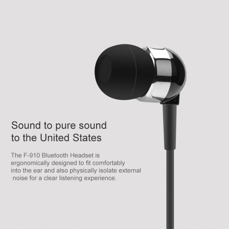 Auriculares Bluetooth antirrobo con recordatorio de vibración y Cable retráctil Fineblue F910 CSR4.1
