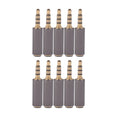 10 PCS CTIA y OMTP Auricular Micrófono Conector de conversión de sistema universal