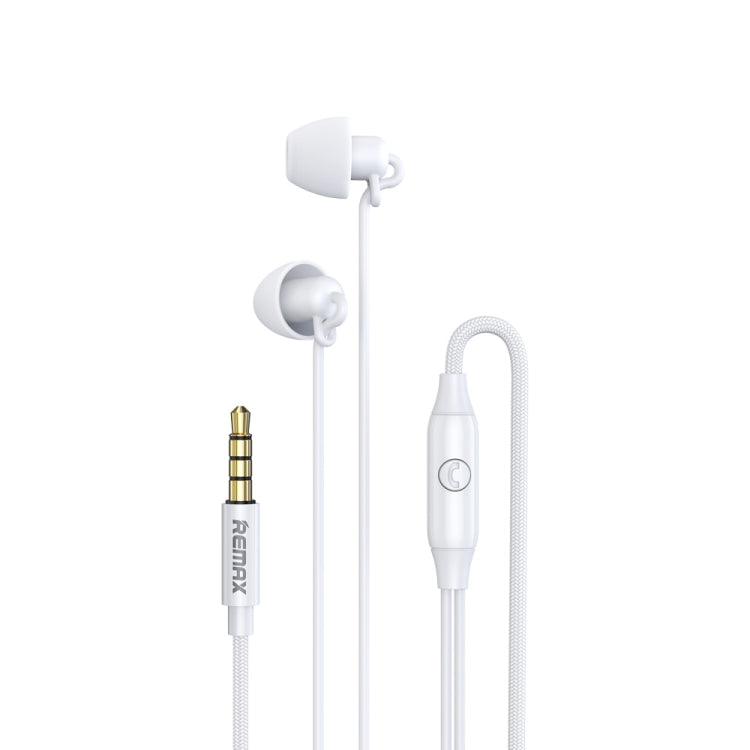 REMAX RM-208 Auricular intrauditivo estéreo para dormir con control por cable + MIC, soporte manos libres