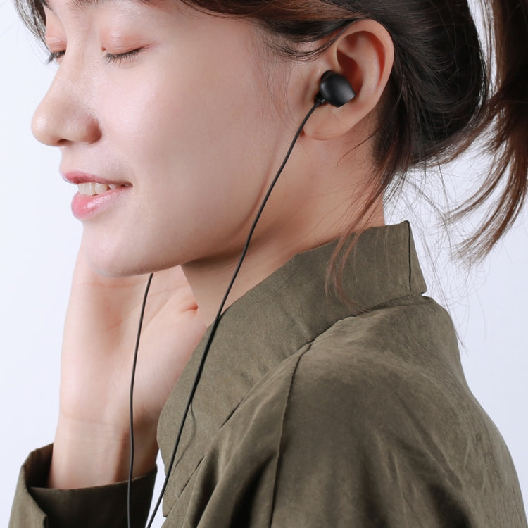 REMAX RM-550 Auricular intrauditivo estéreo con clavija dorada de 3,5 mm para música con control por cable + micrófono, compatible con manos libres