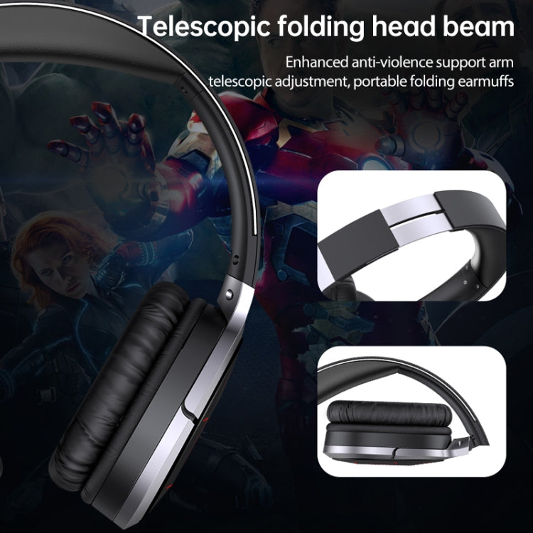 awei A799BL Bluetooth 5.0 Auriculares plegables para juegos Bluetooth montados en la cabeza