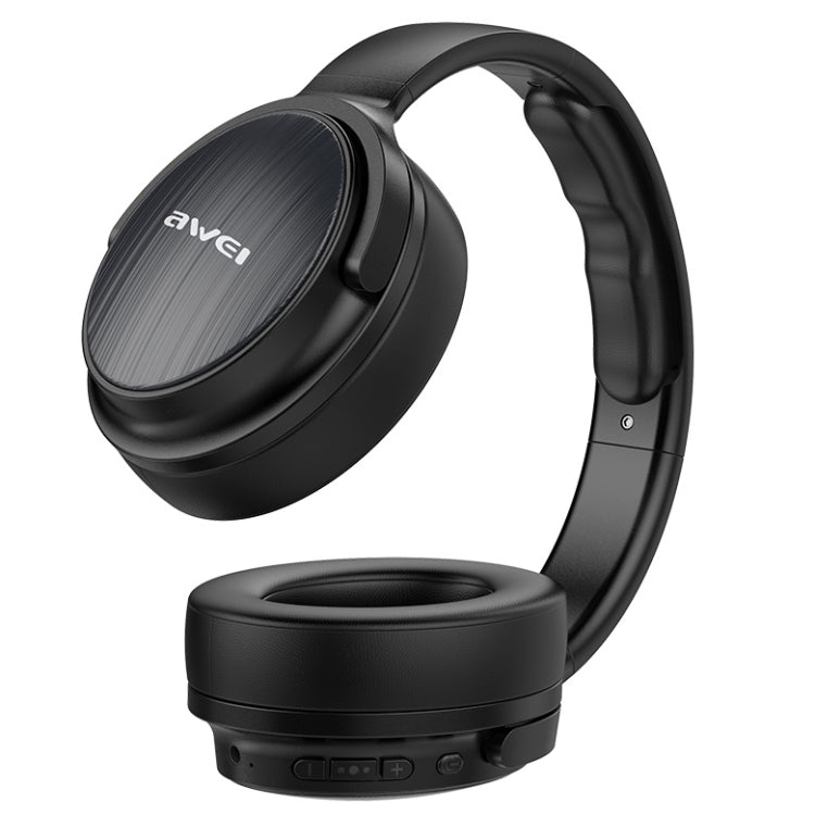 Wei A780BL Bluetooth 5.0 Auriculares Bluetooth inalámbricos con graves plegables y conector auxiliar de 3,5 mm, A780BL