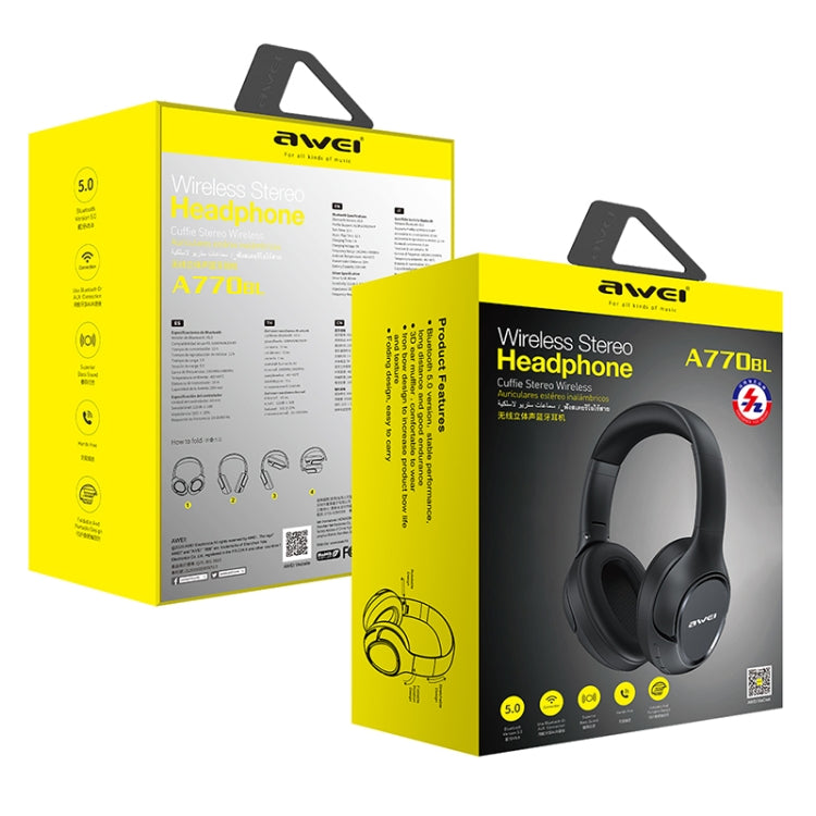 AWEI A770BL Bluetooth 5.0 Auriculares Bluetooth Inalámbricos Estéreo