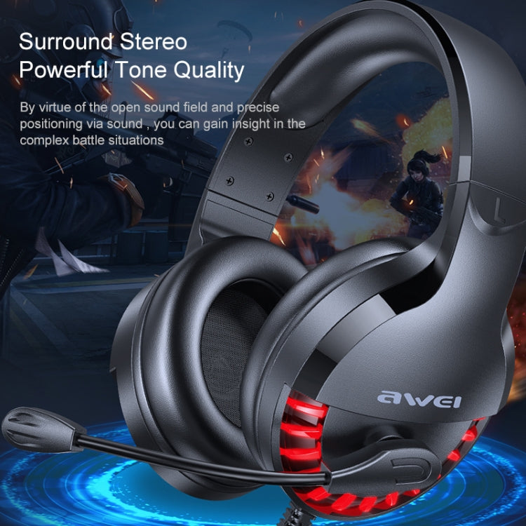 AWEI ES-770i Auriculares ajustables para deportes electrónicos con micrófono