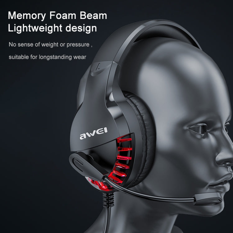 AWEI ES-770i Auriculares ajustables para deportes electrónicos con micrófono