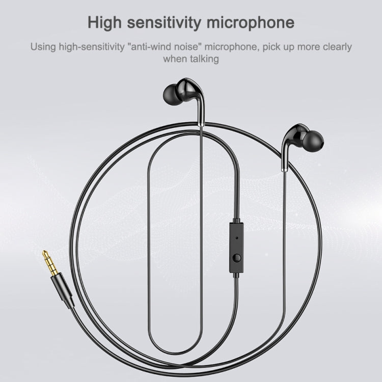awei PC-6 Mini auriculares estéreo internos con cable y micrófono