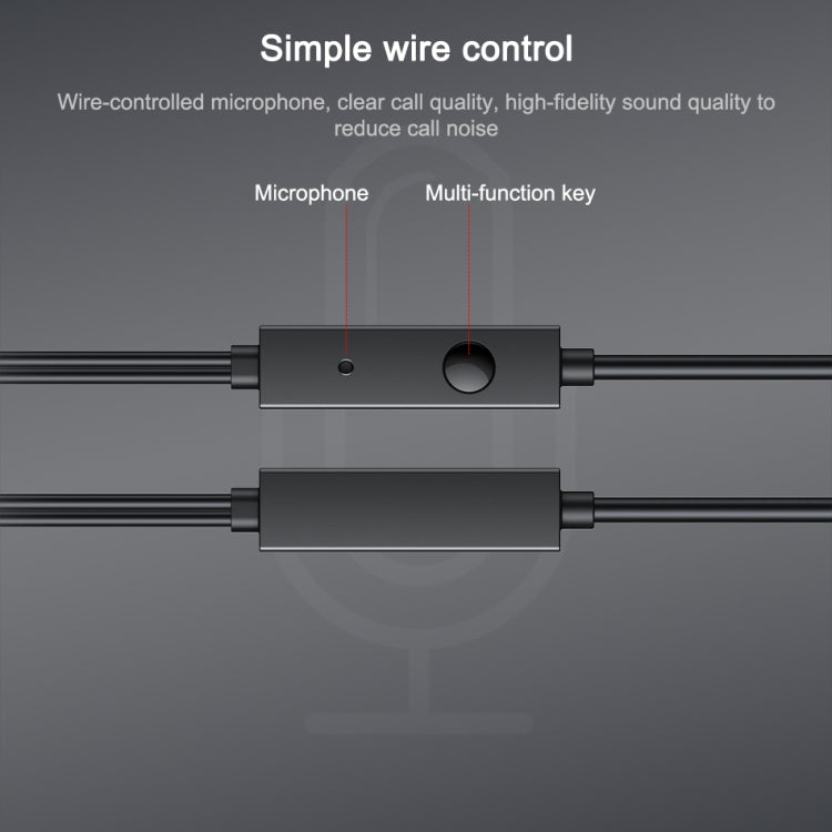 awei PC-6 Mini auriculares estéreo internos con cable y micrófono
