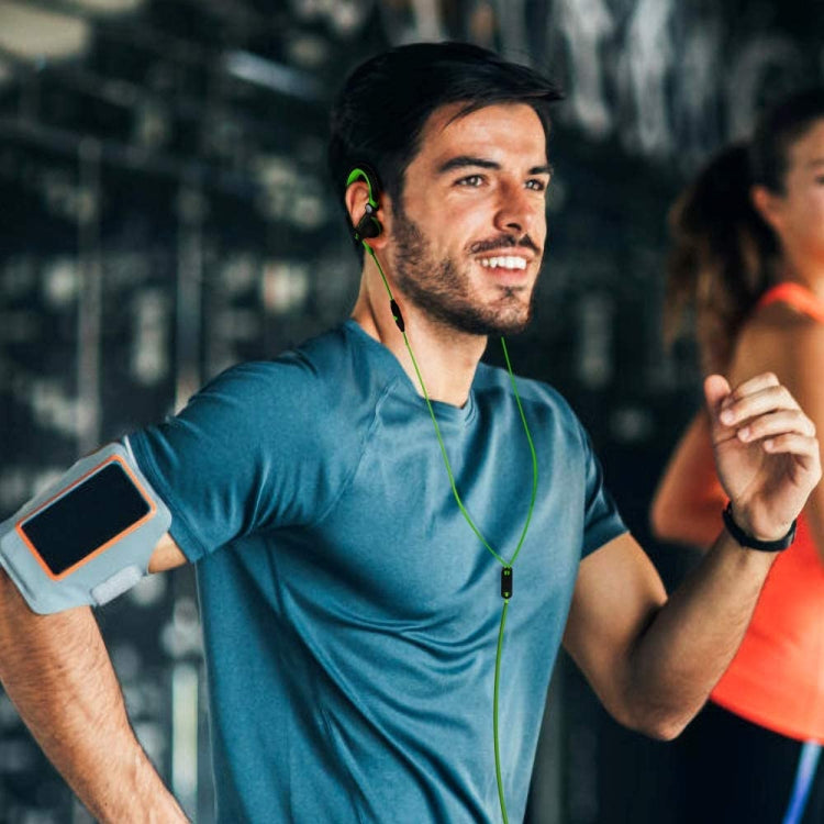 Mucro MB-232 - Auriculares intrauditivos deportivos con gancho para la oreja, auriculares estéreo con cable para correr y gimnasio