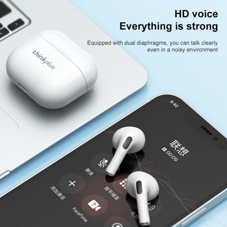 Original Lenovo LivePods LP40 TWS IPX4 Auricular Bluetooth resistente al agua con caja de carga, soporte táctil y llamada HD y conmutación Siri y maestro-esclavo, LivePods LP40