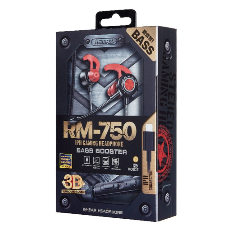 REMAX RM-750 Auricular para juegos con interfaz de 8 pines