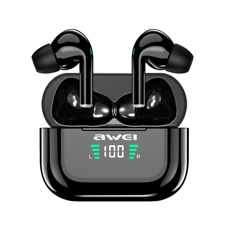 Wei T29P Bluetooth V5.0 pantalla Digital LED Ture inalámbrico deportes IPX4 impermeable TWS auriculares con estuche de carga