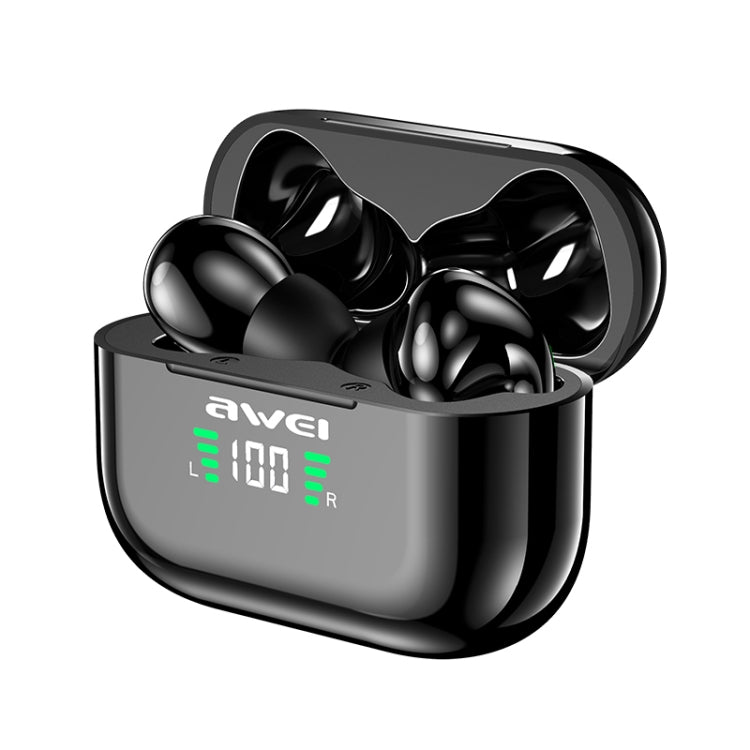 Wei T29P Bluetooth V5.0 pantalla Digital LED Ture inalámbrico deportes IPX4 impermeable TWS auriculares con estuche de carga