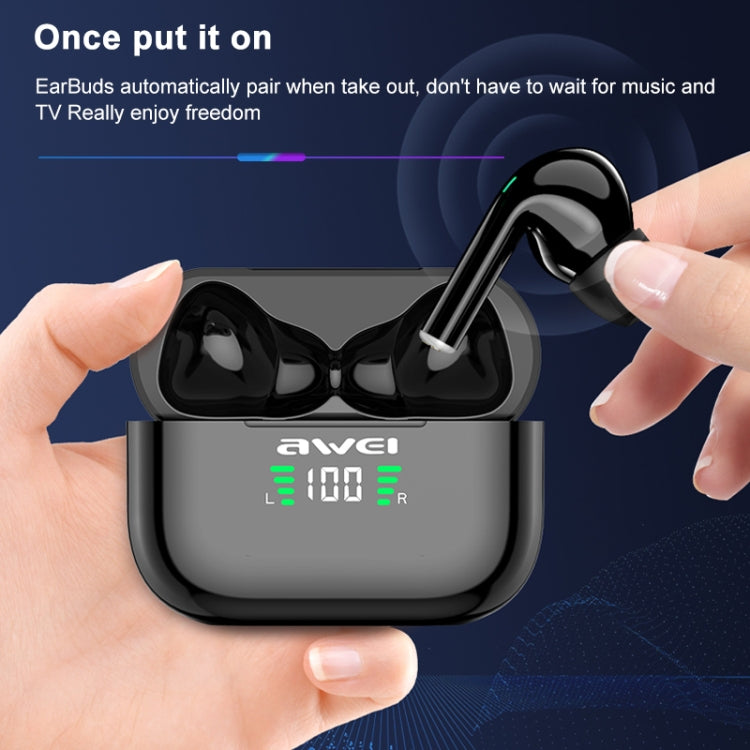 Wei T29P Bluetooth V5.0 pantalla Digital LED Ture inalámbrico deportes IPX4 impermeable TWS auriculares con estuche de carga