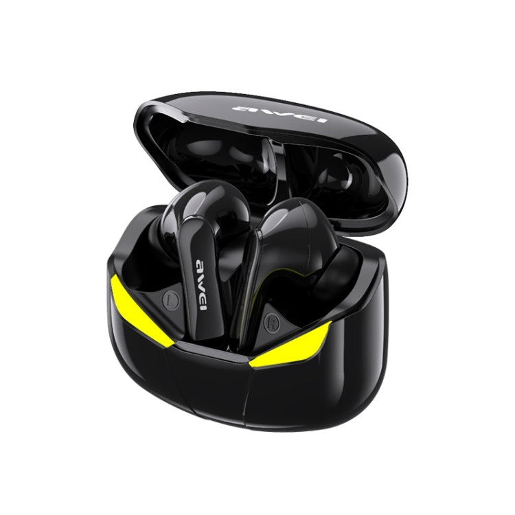 Wei T35 Bluetooth V5.0 Ture inalámbrico juego de deportes modo dual IPX5 impermeable TWS auriculares con estuche de carga