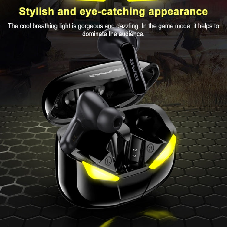 Wei T35 Bluetooth V5.0 Ture inalámbrico juego de deportes modo dual IPX5 impermeable TWS auriculares con estuche de carga