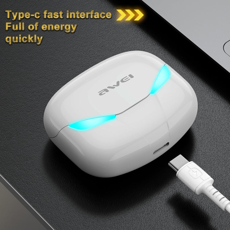 Wei T35 Bluetooth V5.0 Ture inalámbrico juego de deportes modo dual IPX5 impermeable TWS auriculares con estuche de carga