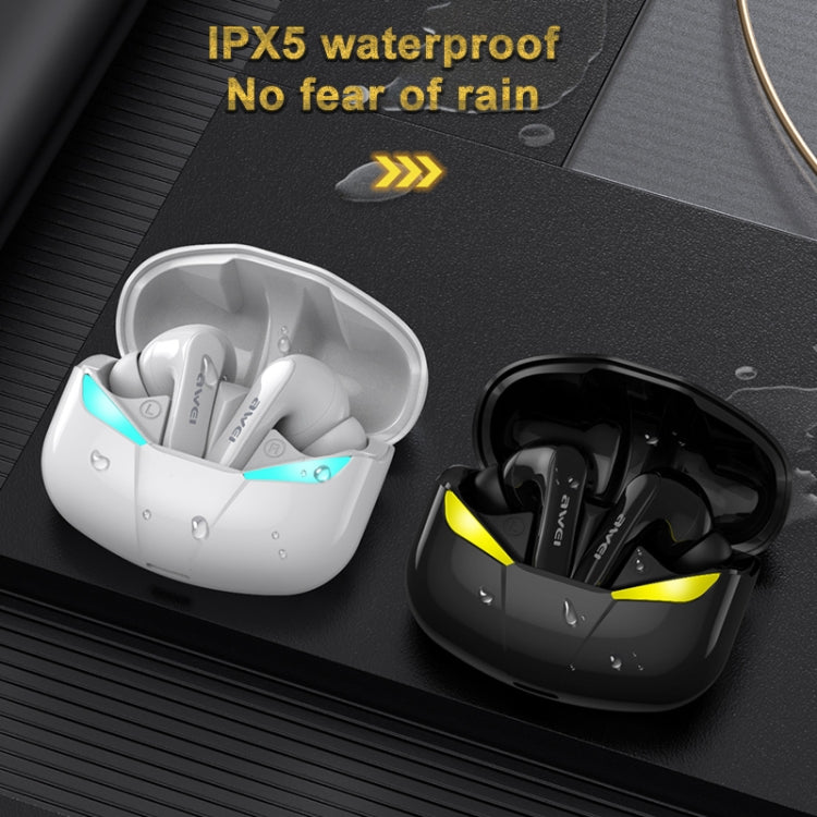Wei T35 Bluetooth V5.0 Ture inalámbrico juego de deportes modo dual IPX5 impermeable TWS auriculares con estuche de carga
