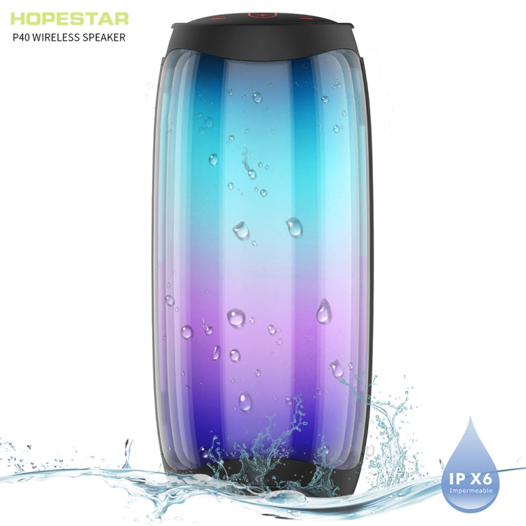 HOPESTAR P40 Bluetooth 5.0 Altavoz Bluetooth inalámbrico portátil a prueba de agua, P40 (Black), P40 (Blue)