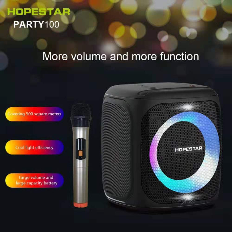 HOPESTAR Party100 Bluetooth 5.0 Altavoz Bluetooth inalámbrico portátil impermeable con función de carga móvil, Party100(Black), Party100(Green), Party100(Blue)