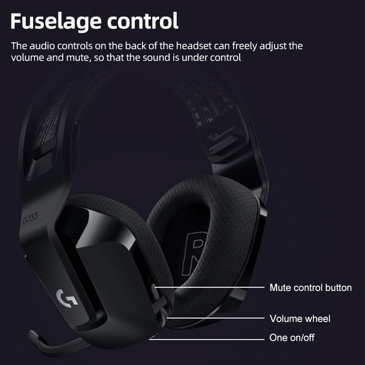 Auriculares inalámbricos para juegos RGB Logitech G733 LIGHTSPEED