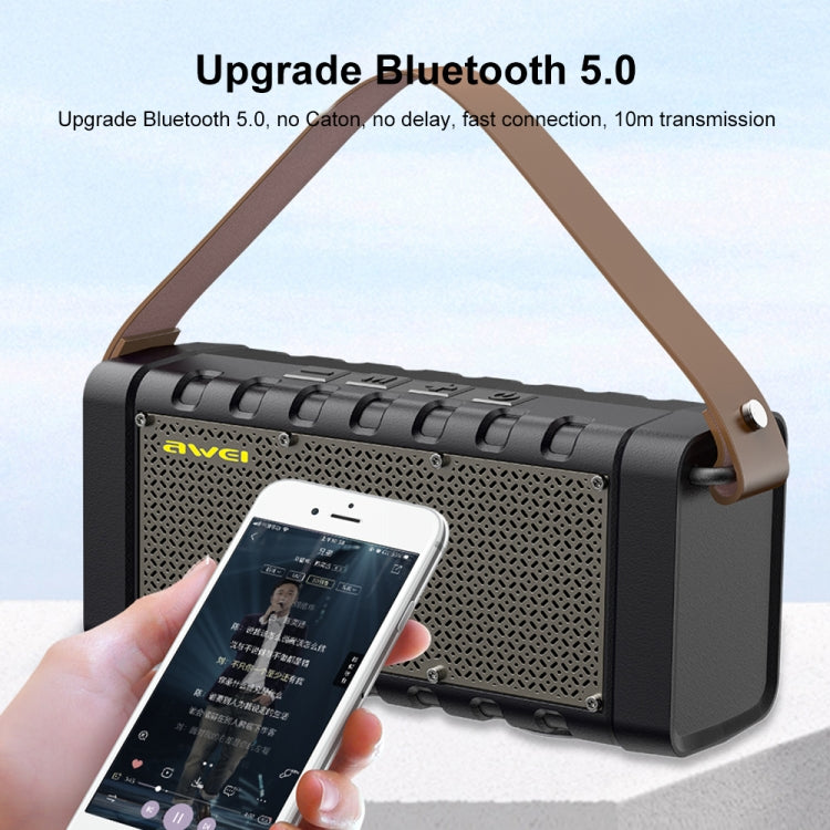 Wei Y668 20W TWS Altavoz Bluetooth para exteriores