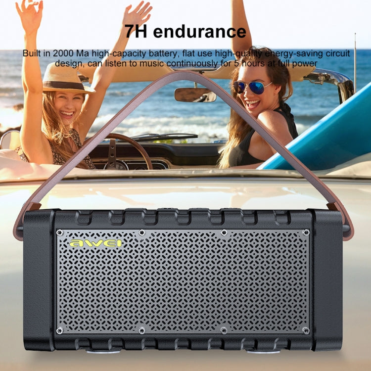 Wei Y668 20W TWS Altavoz Bluetooth para exteriores
