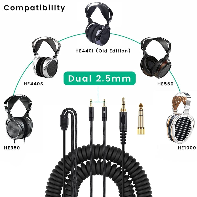 Cable de audio para auriculares ZS0228 para HIFIMAN HE400i HE560 1000