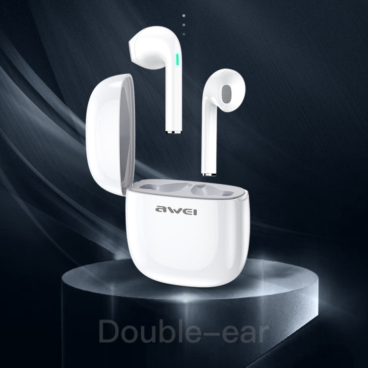 Awei T28 Bluetooth V5.0 Ture Auriculares inalámbricos deportivos TWS con estuche de carga