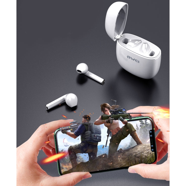 Awei T28 Bluetooth V5.0 Ture Auriculares inalámbricos deportivos TWS con estuche de carga