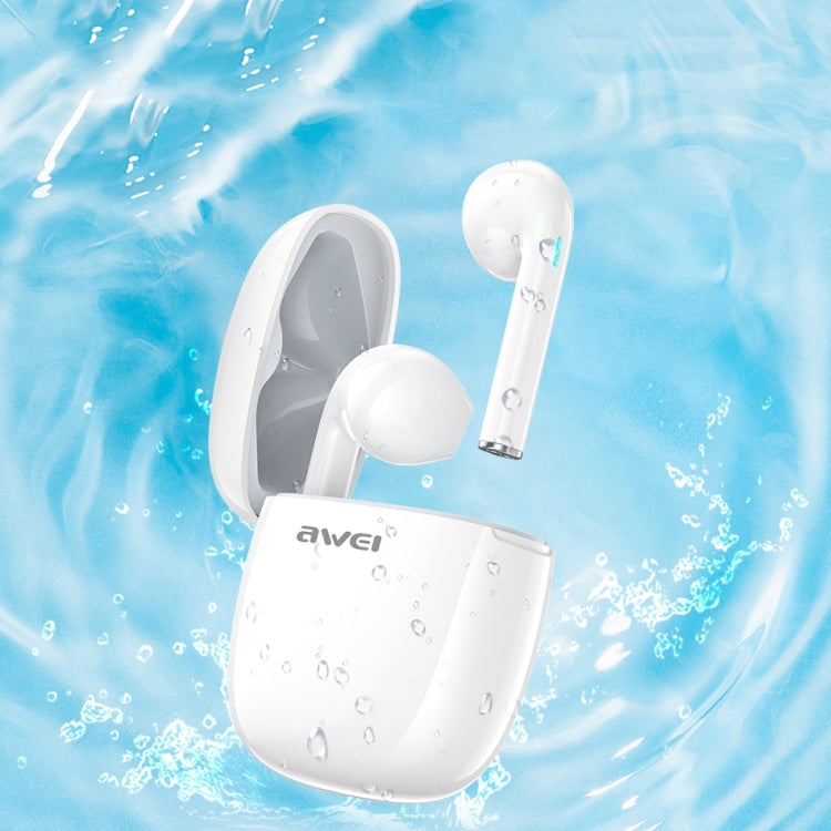 Awei T28 Bluetooth V5.0 Ture Auriculares inalámbricos deportivos TWS con estuche de carga