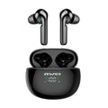 awei T15P Bluetooth V5.0 TWS Ture Auriculares inalámbricos deportivos con pantalla LED y estuche de carga, T15P