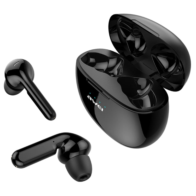 awei T15 TWS Bluetooth V5.0 Ture Auriculares deportivos inalámbricos con estuche de carga, T15