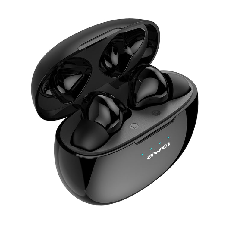 awei T15 TWS Bluetooth V5.0 Ture Auriculares deportivos inalámbricos con estuche de carga, T15