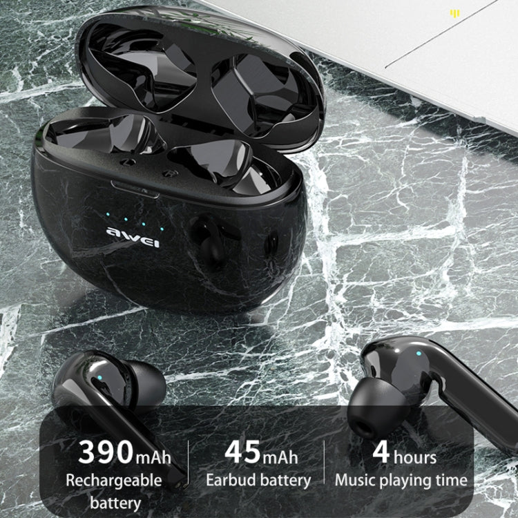 awei T15 TWS Bluetooth V5.0 Ture Auriculares deportivos inalámbricos con estuche de carga, T15